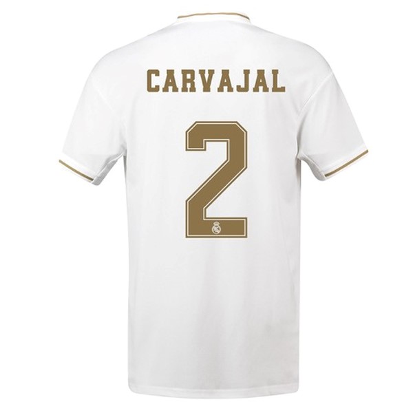 Camiseta Real Madrid NO.2 Carvajal Primera equipación 2019-2020 Blanco